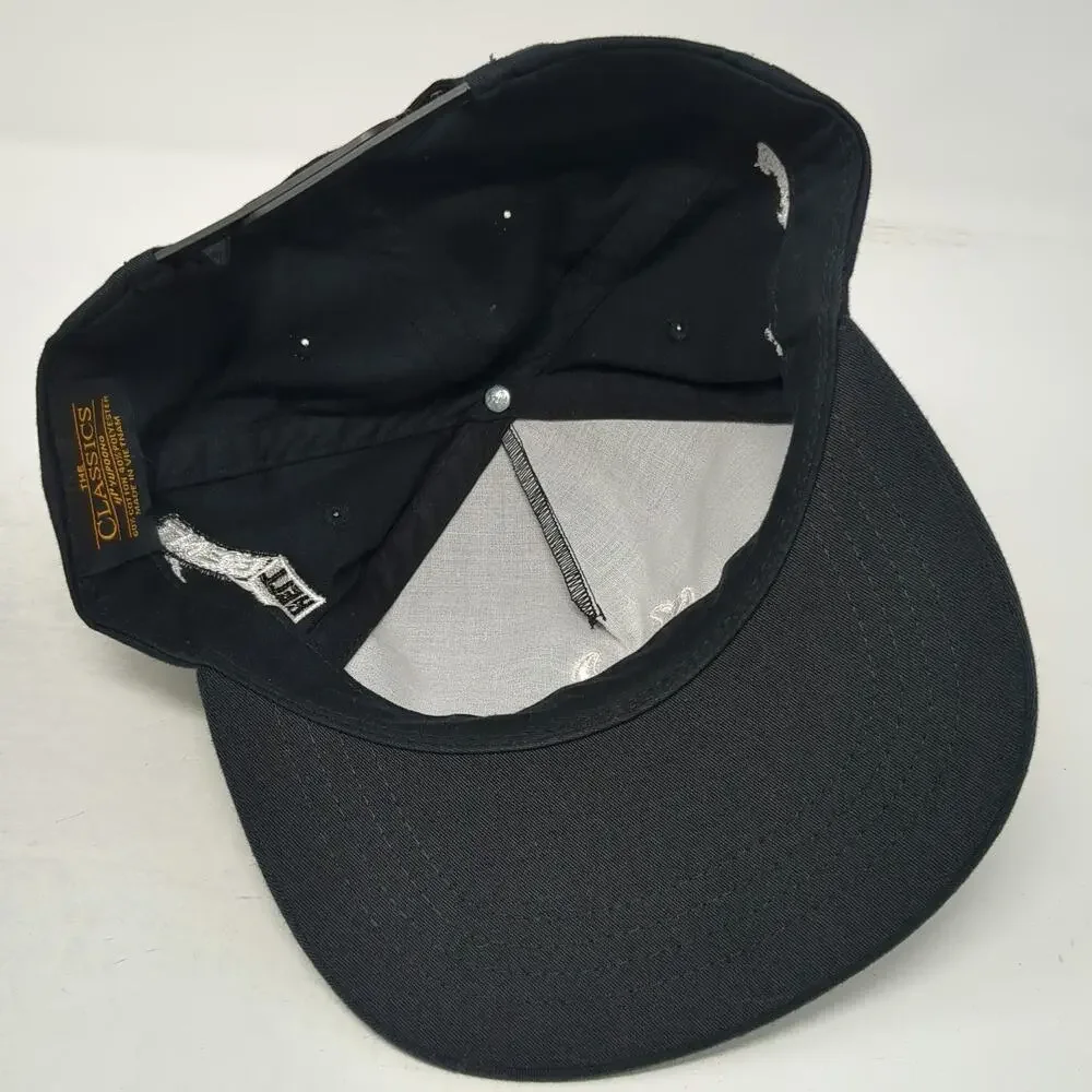 Yupoong 5 Panel Black One Size Hell Bent Good Music For Bad People Snapback Hat